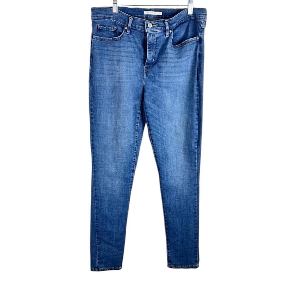 Levi's 311 Shaping Skinny Jeans Medium Wash Mid Rise Blue Size 33